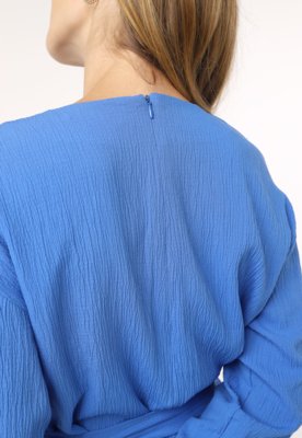 Vestido Trendyol Collection Midi com Faixa Azul