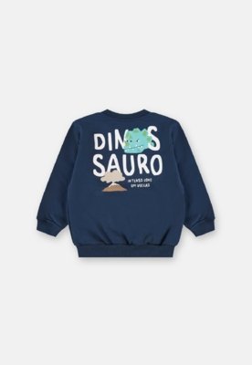 Conjunto Blusão Calça Explosão Três e Já Azul