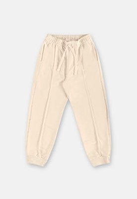 Conjunto Blusão Calça Humor Três e Já Bege