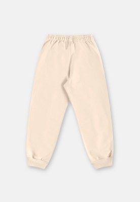 Conjunto Blusão Calça Humor Três e Já Bege