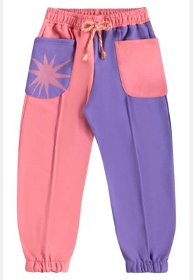 Conjunto Estrela Infantil Feminino com Jaqueta e Calça Três e Já Rosa
