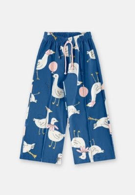 Conjunto Infantil Duquesa Três e Já Azul