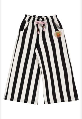Conjunto Infantil Feminino com Cropped e Calça Safari Encantado Três e Já Roxo