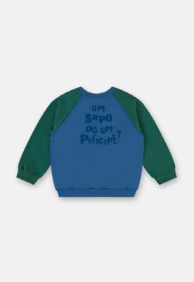 Conjunto Inverno Moletom Brejo Três e Já Azul