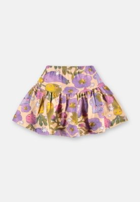 Conjunto Pomar Blusão Saia Três e Já Rosa