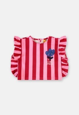 Conjunto Tulipa Bata Short Três e Já Rosa