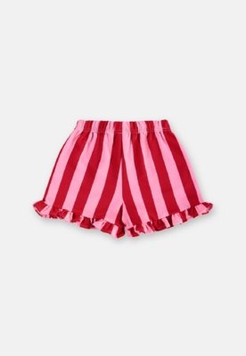 Conjunto Tulipa Bata Short Três e Já Rosa