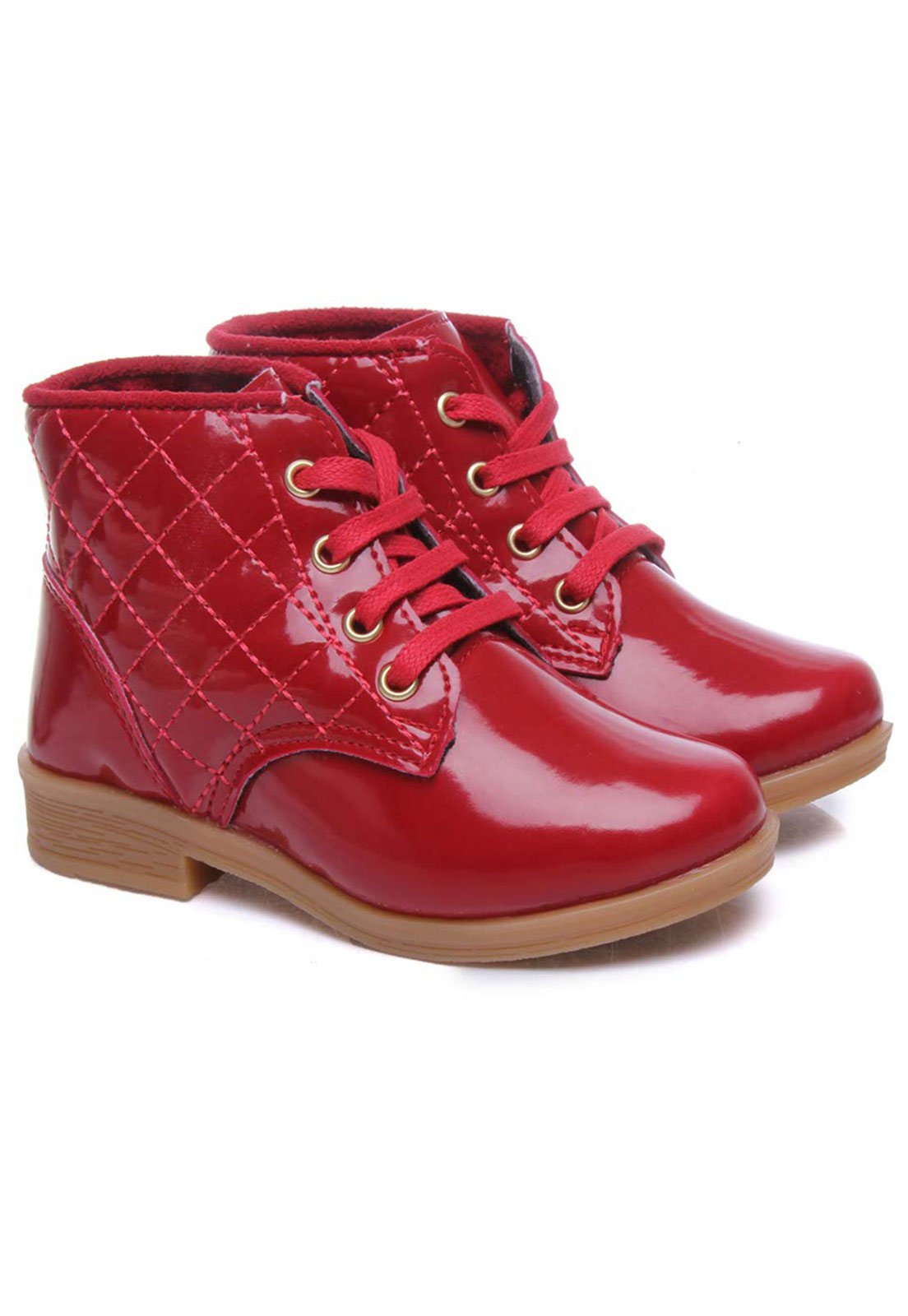 coturno infantil vermelho