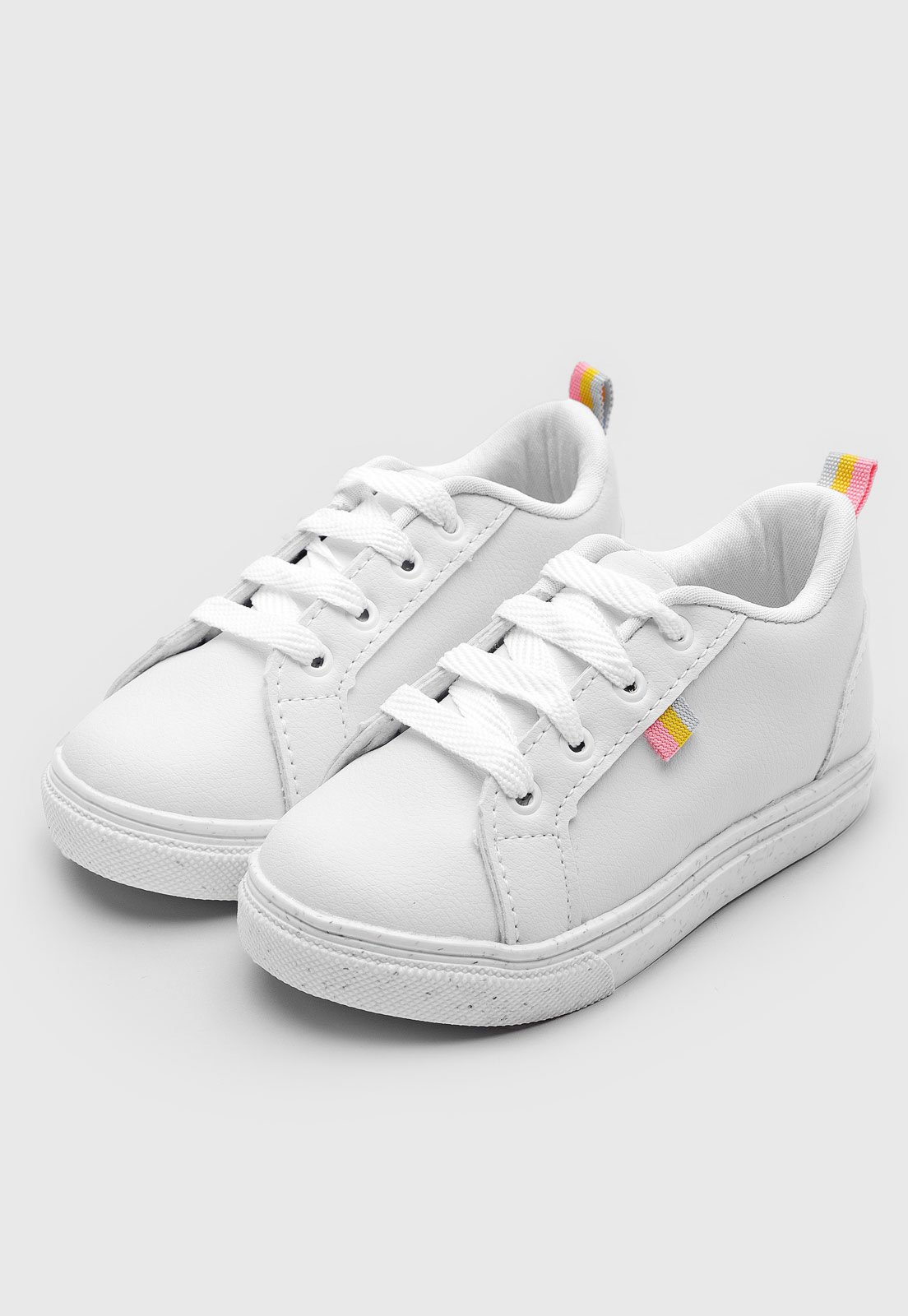 Tênis Dafiti Shoes Recortes Branco - Compre Agora