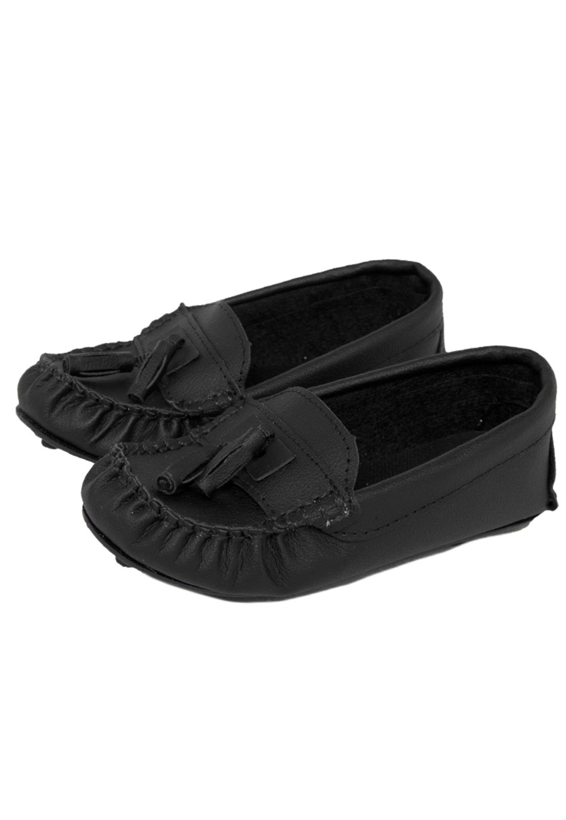 mocassim infantil preto