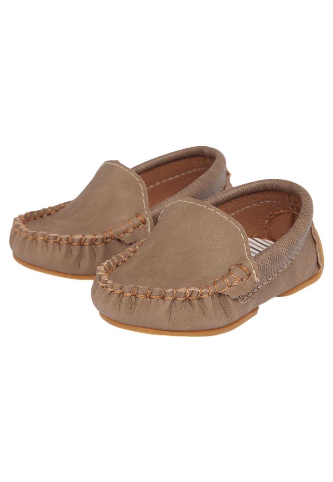 mocassim infantil masculino bege