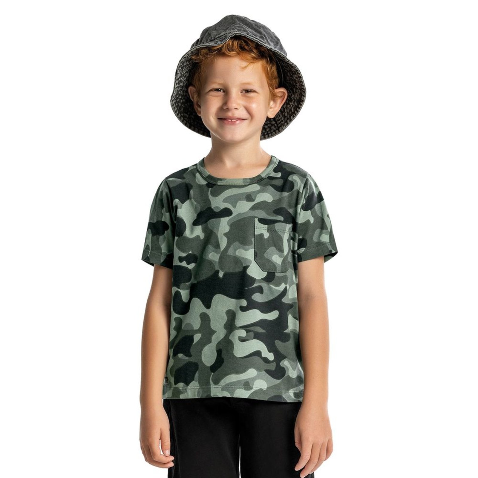 blusa camuflada infantil