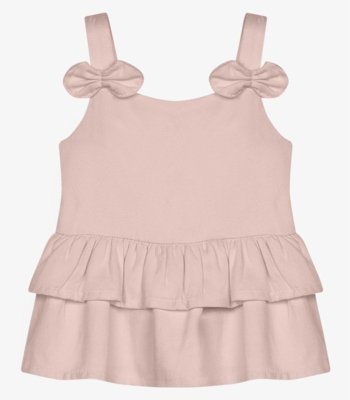 Conjunto Infantil Bata Com Shorts Trick Nick Rosa