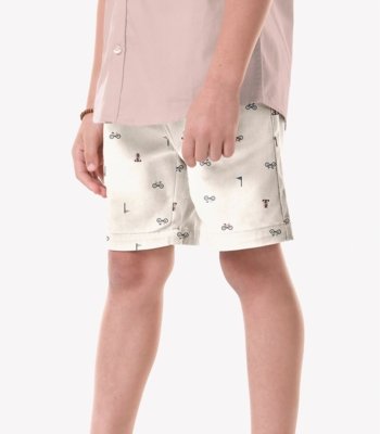 Conjunto Infantil Camisa Com Bermuda Trick Nick Rosa