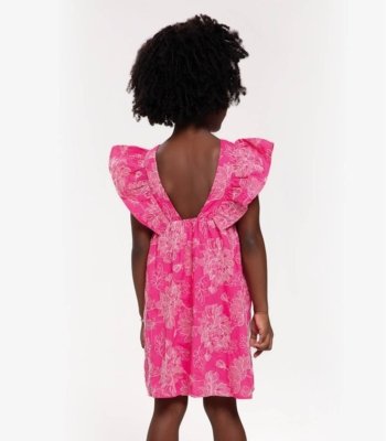 Vestido Infantil Trick Nick Rosa