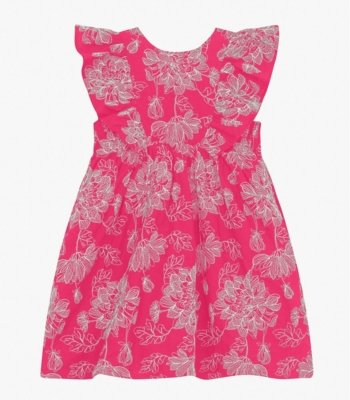 Vestido Infantil Trick Nick Rosa
