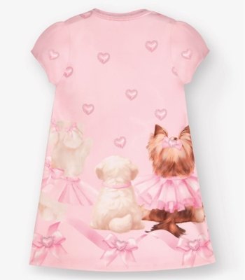 Vestido Ponto Roma Trick Nick Rosa