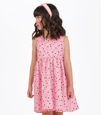 Vestido Popeline Trick Nick Rosa
