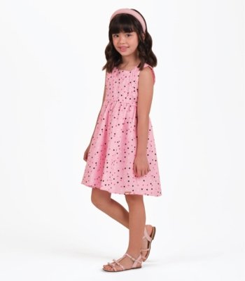 Vestido Popeline Trick Nick Rosa
