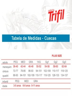 Cueca Boxer Trifil 4411 Plus Size Azul
