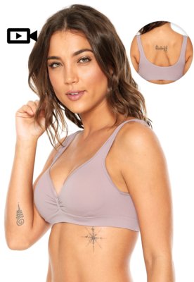 Sutiã Trifil Triângulo Liso Rosa