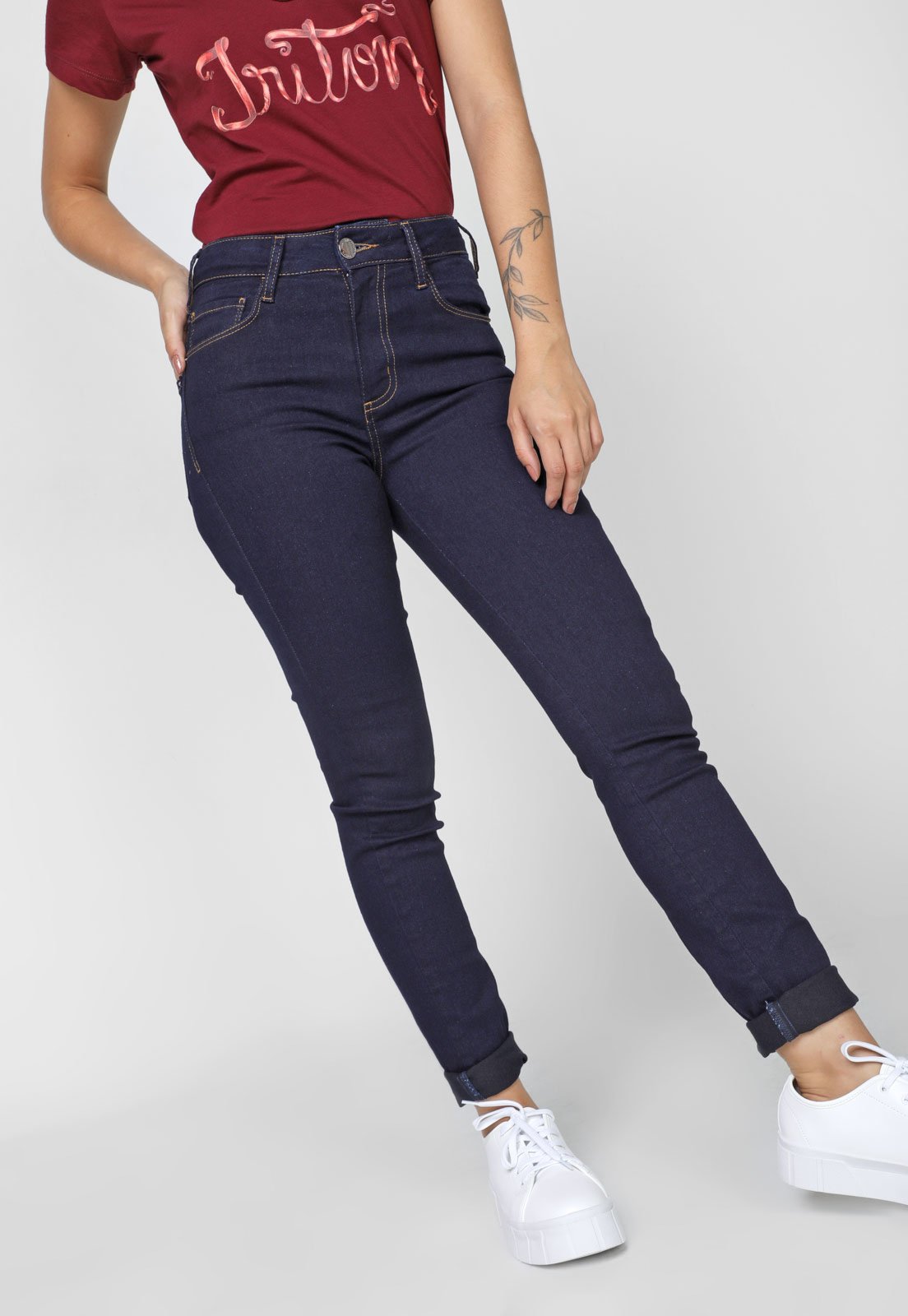 Calça jeans feminina hot sale triton