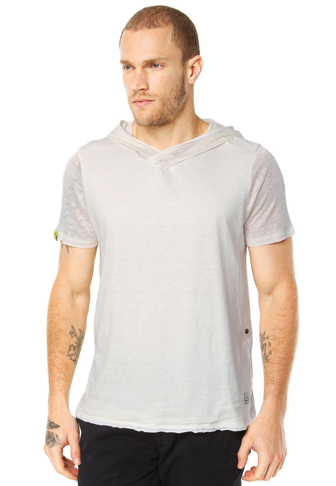 Camiseta John John Estampada Bege - Compre Agora