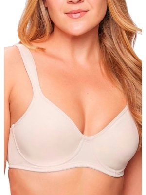 Kit com 2 Sutiã com Aro e sem Bojo W Triumph Shape 24814 Taça B Rosa