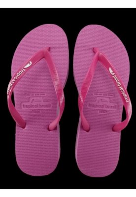 Chinelo Tropical Brasil Bi-Color Slim Rosa