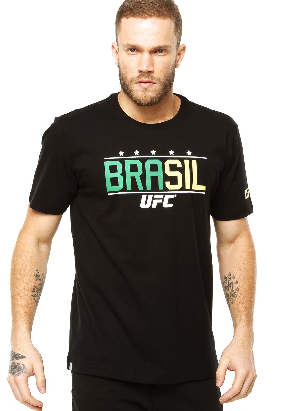 Camiseta UFC Brasil Preta - Compre Agora