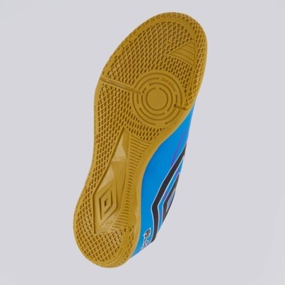 Chuteira Umbro Blast Futsal Azul e Rosa