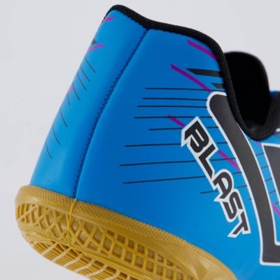 Chuteira Umbro Blast Futsal Azul e Rosa