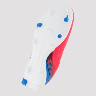 Chuteira Umbro Master Class Club Campo Rosa e Azul
