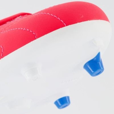 Chuteira Umbro Master Class Club Campo Rosa e Azul