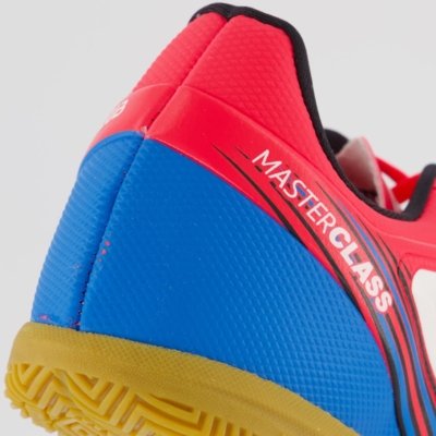 Chuteira Umbro Master Class Club Futsal Rosa e Azul