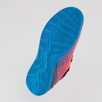 Chuteira Umbro Top Speed League Futsal Rosa e Azul