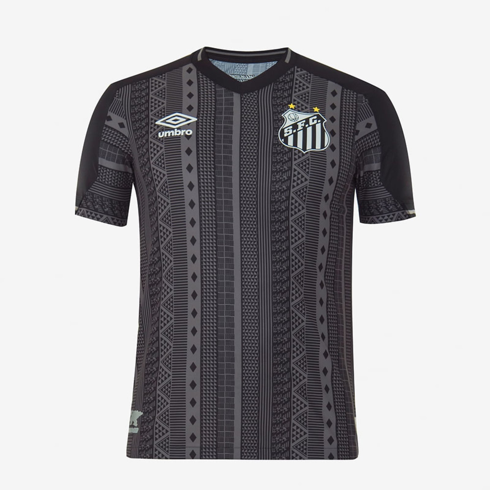 Umbro Camisa Masculina Umbro Santos Of.3 2022 (Classic S/N) 3GG