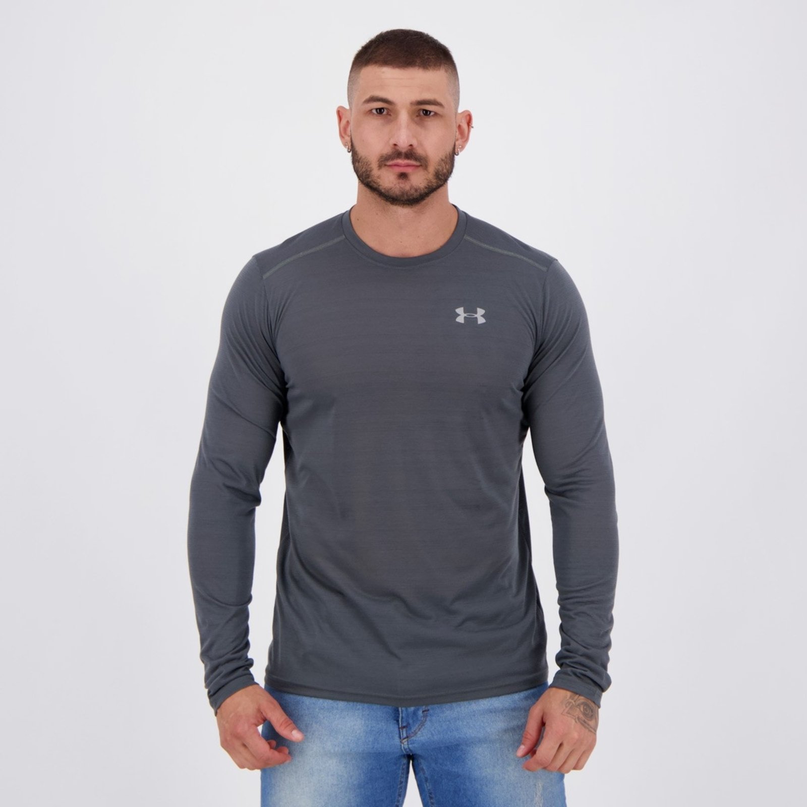 Camiseta under armour manga hot sale longa