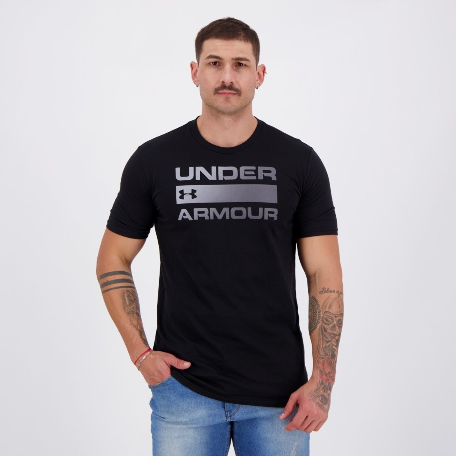 Camiseta Under Armour Team Issue Preta - Compre Agora