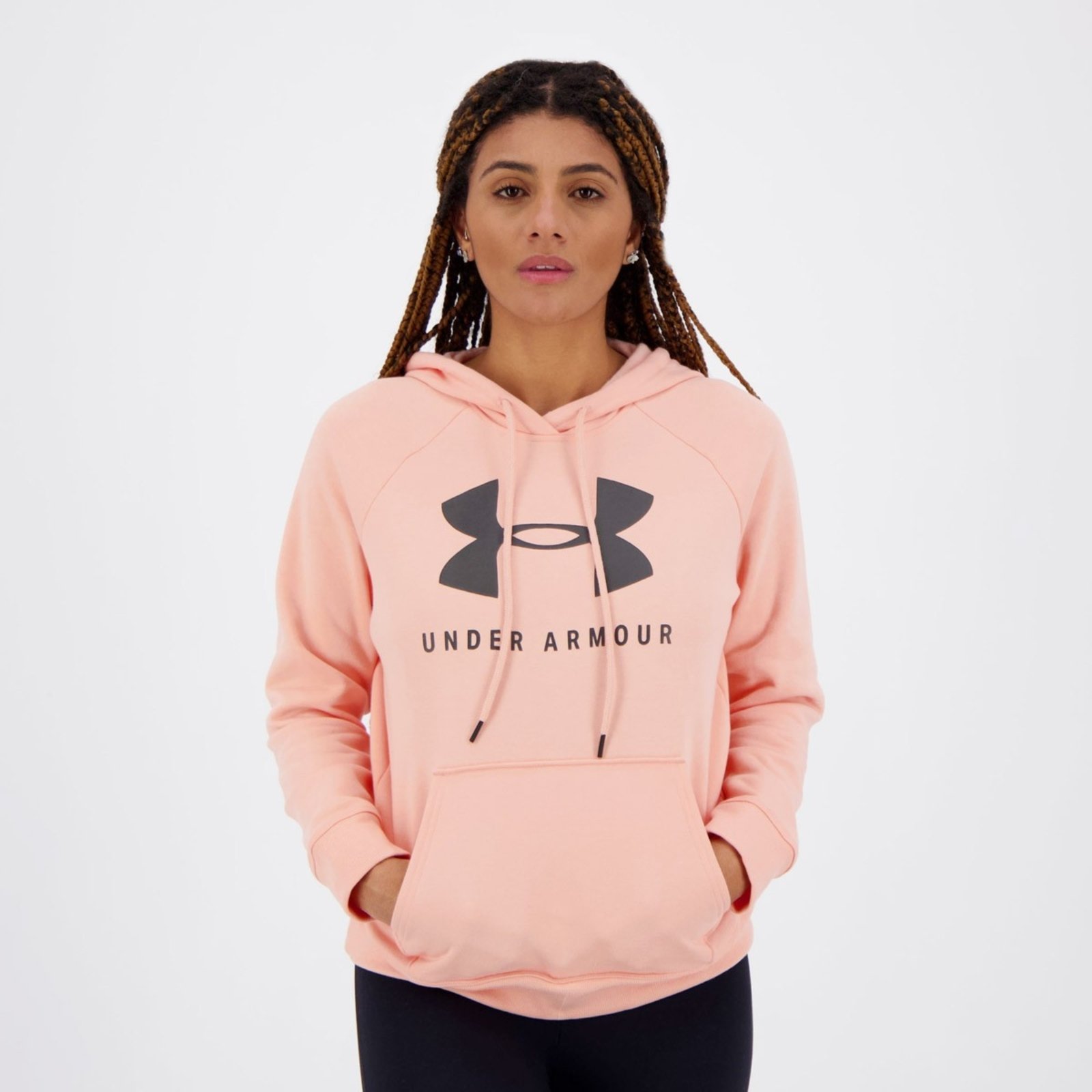 womens purple under armour moletom com capuz