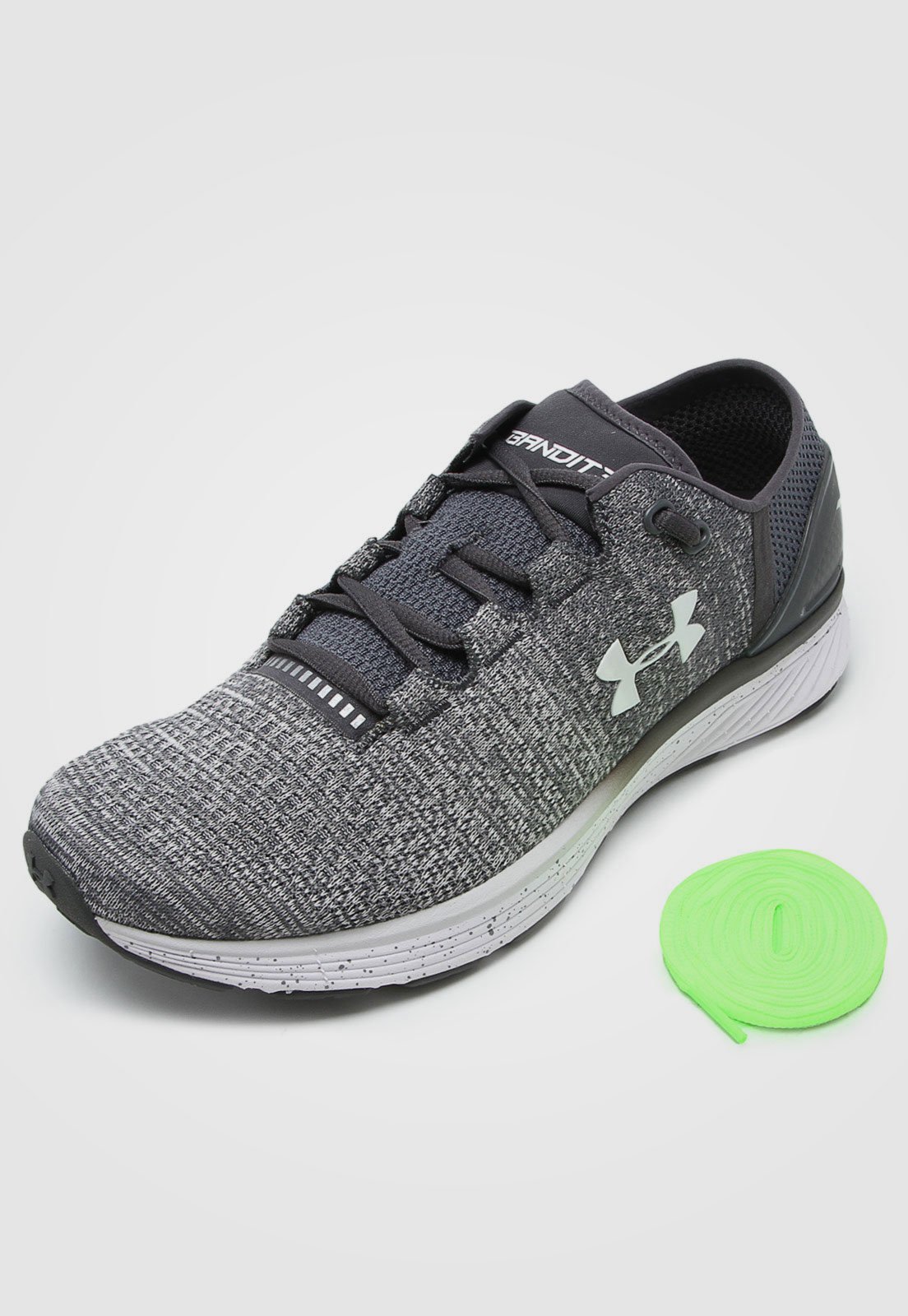 tênis under armour charged bandit 3 o cinza
