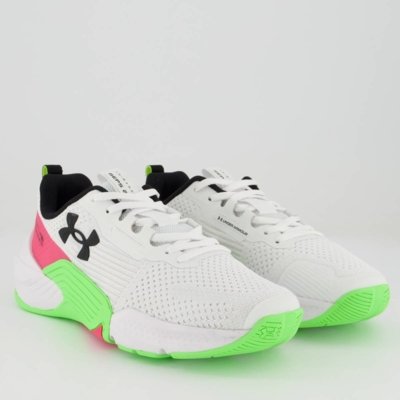 Tênis Under Armour Tribase Reps 2 Branco e Rosa