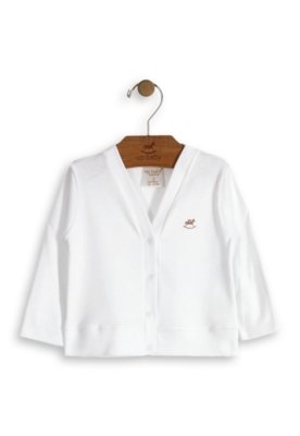 Casaco Up Baby Infantil Branco Menor preço em Casaco Up Baby Infantil Branco