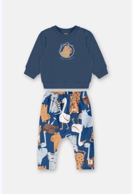 Conjunto Bebê Blusão Calça Up Baby Rosa