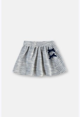 Conjunto Bebê Body Saia Tweed Up Baby Rosa