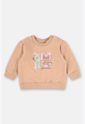Conjunto Blusão e Calça Cotton Up Baby Roxo
