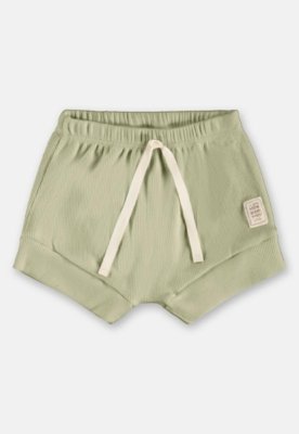 Conjunto Body Short Ribana Nature Up Baby Verde