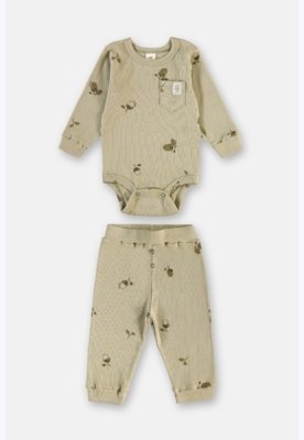 Conjunto Body e Calça Up Baby Branco