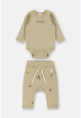 Conjunto Body e Calça Up Baby Branco