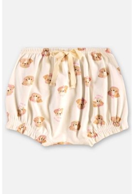 Conjunto Body e Short para Bebê Up Baby Rosa
